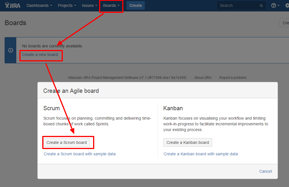 Create new board