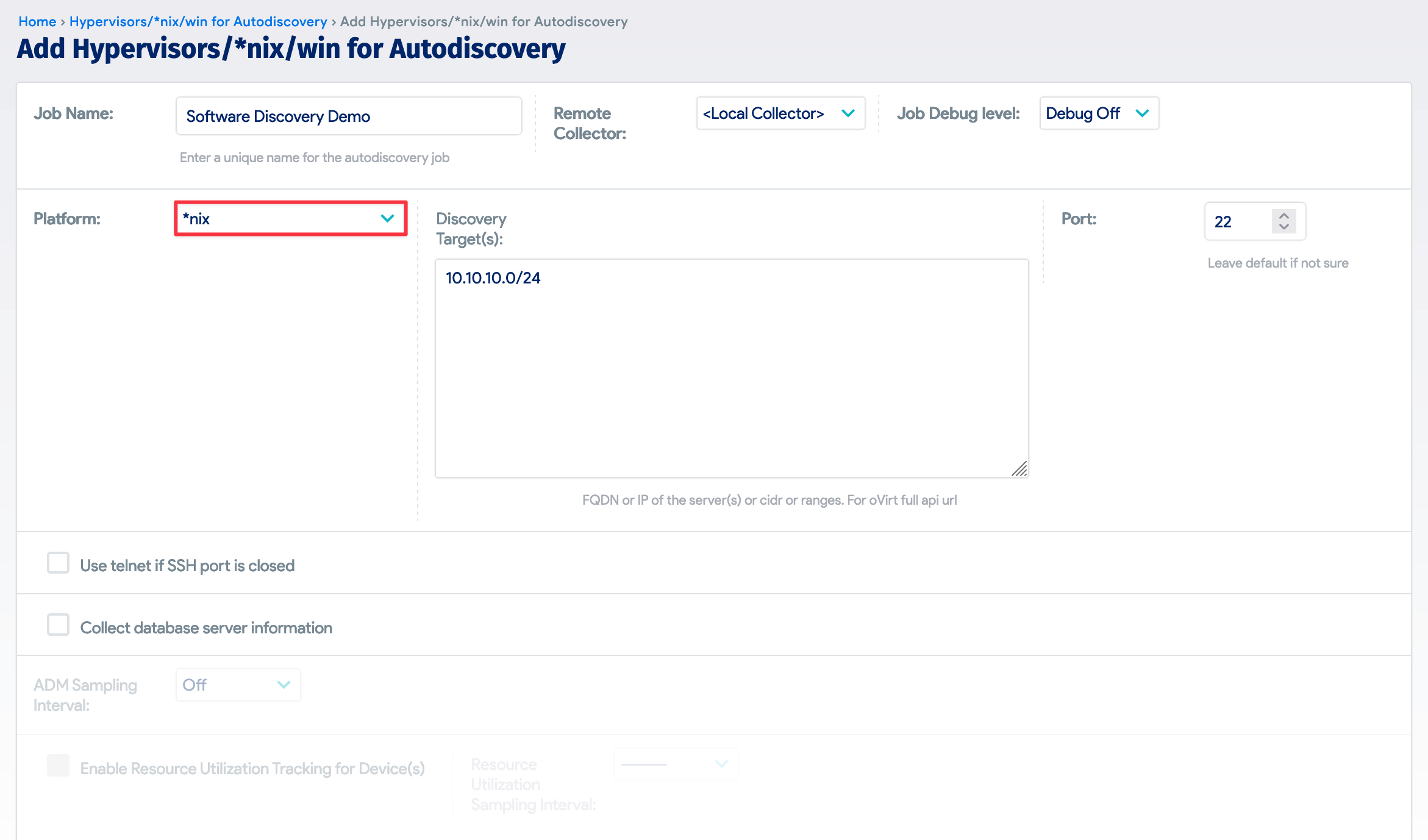 Add autodiscovery job image 1