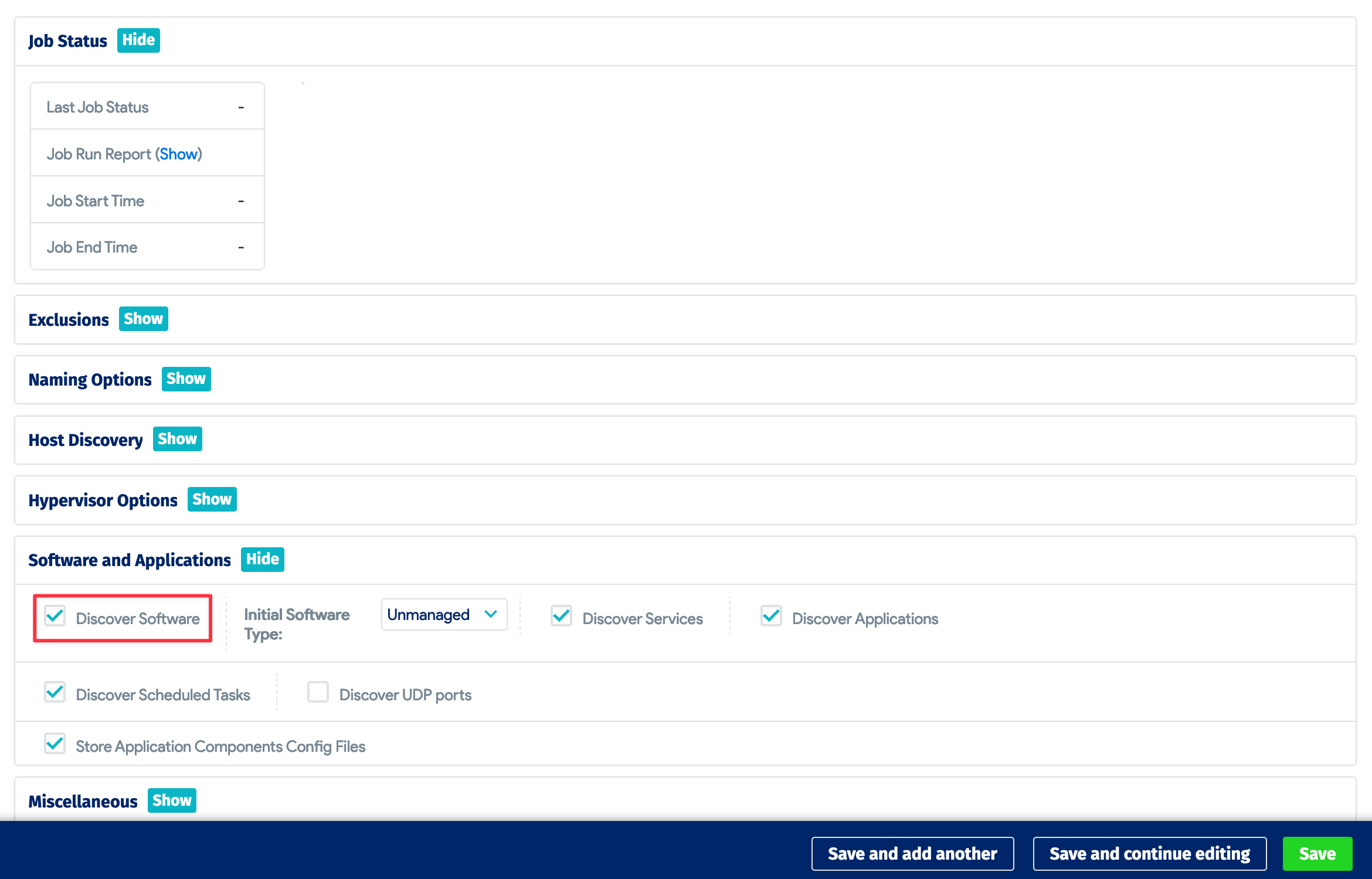 Add autodiscovery job image 2