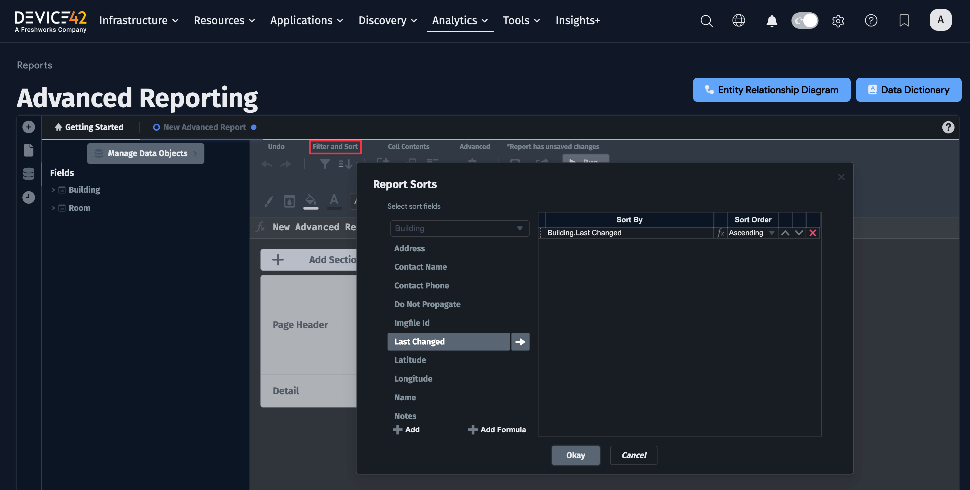 Filter and sort data