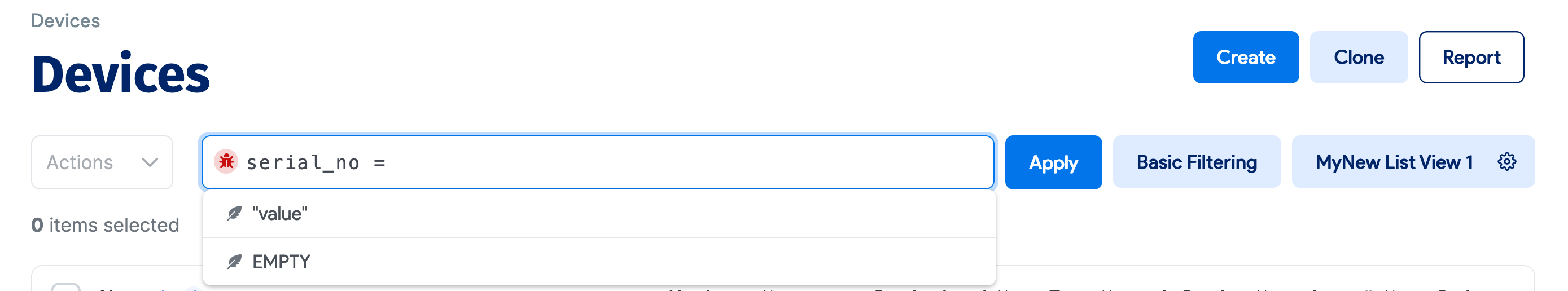 Values syntax