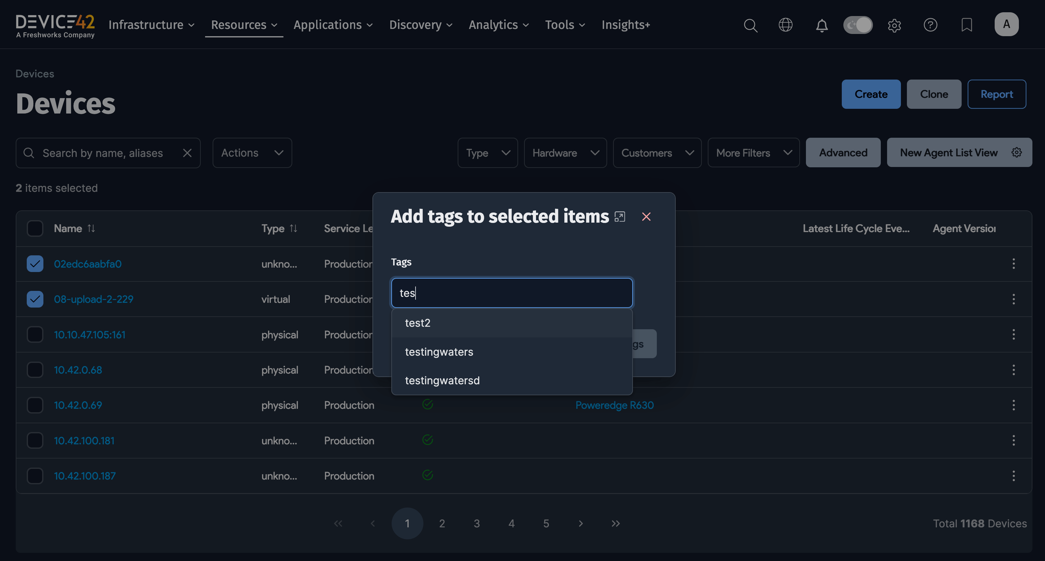 Tags search