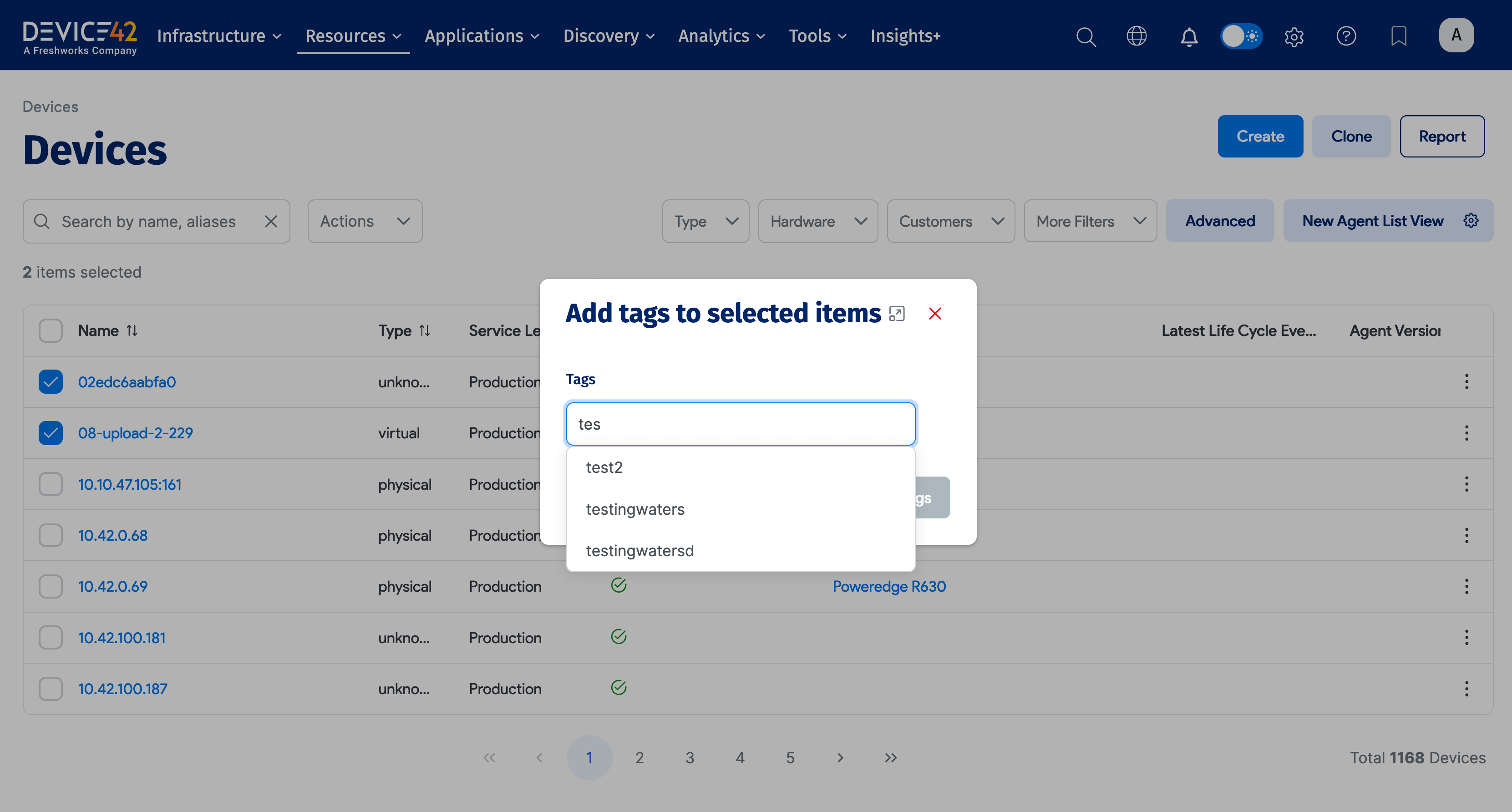 Tags search