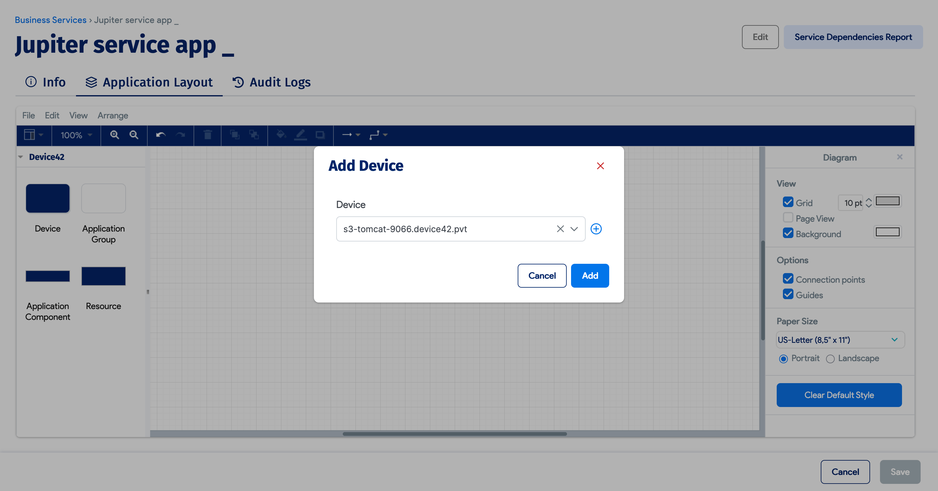 Device add box