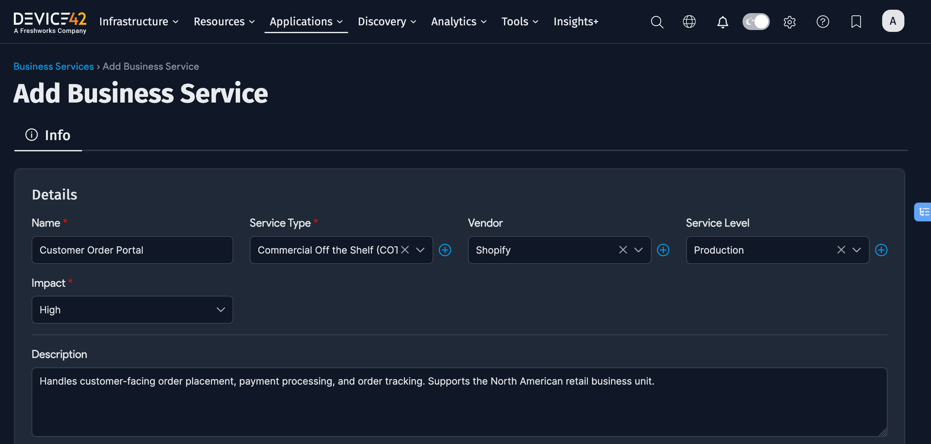 Business Services Info