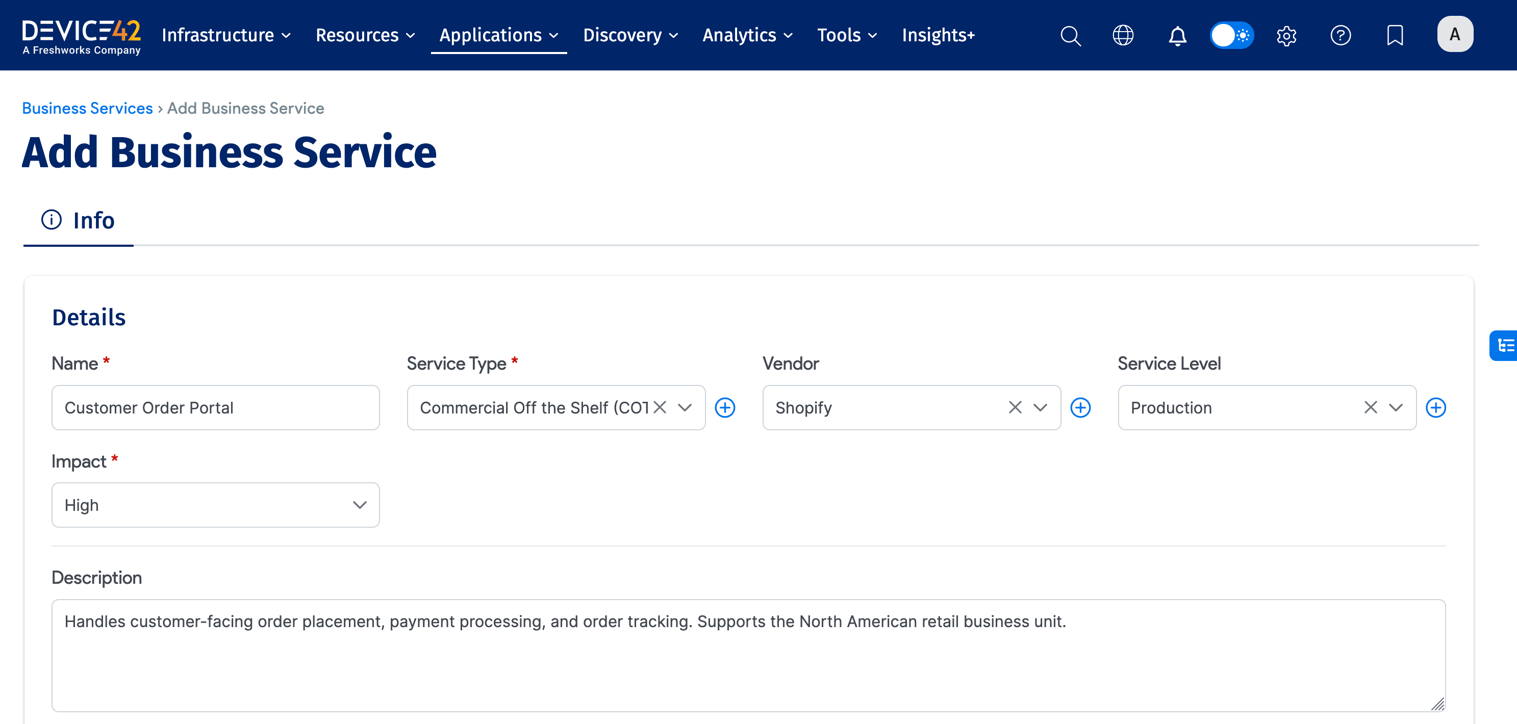 Business Services Info