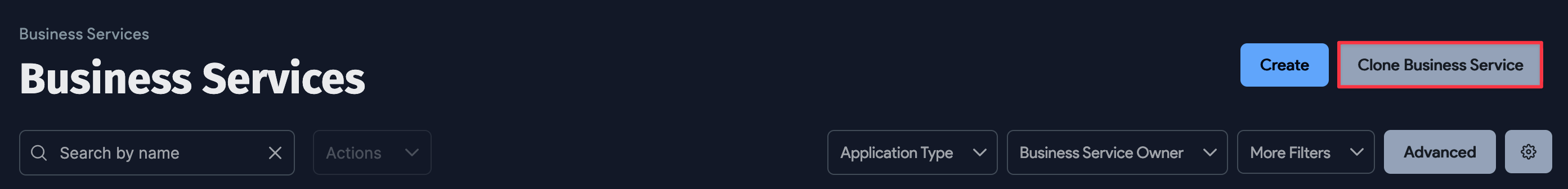 Clone button