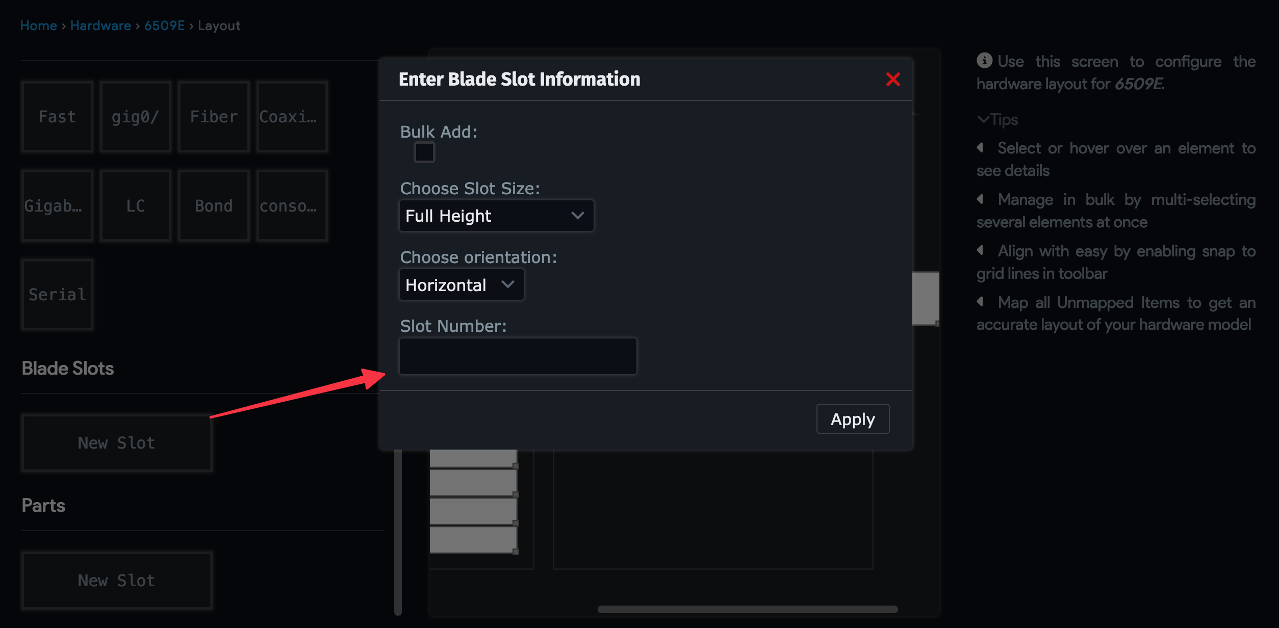 Add new blade