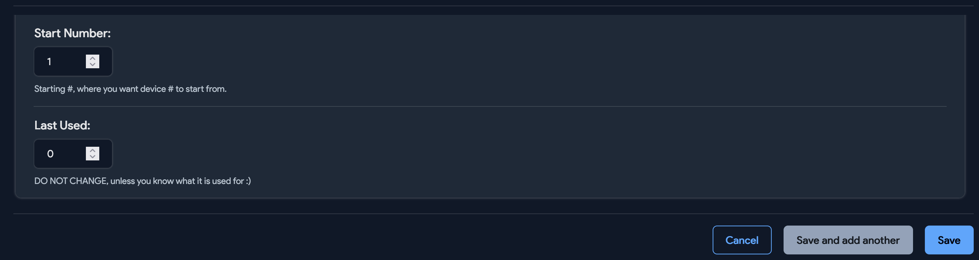 New Name Profile