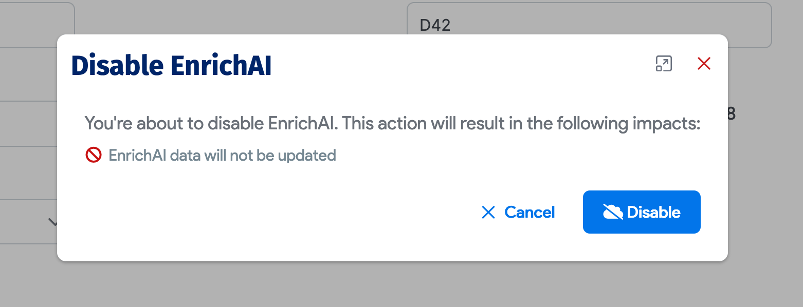 Disable prompt