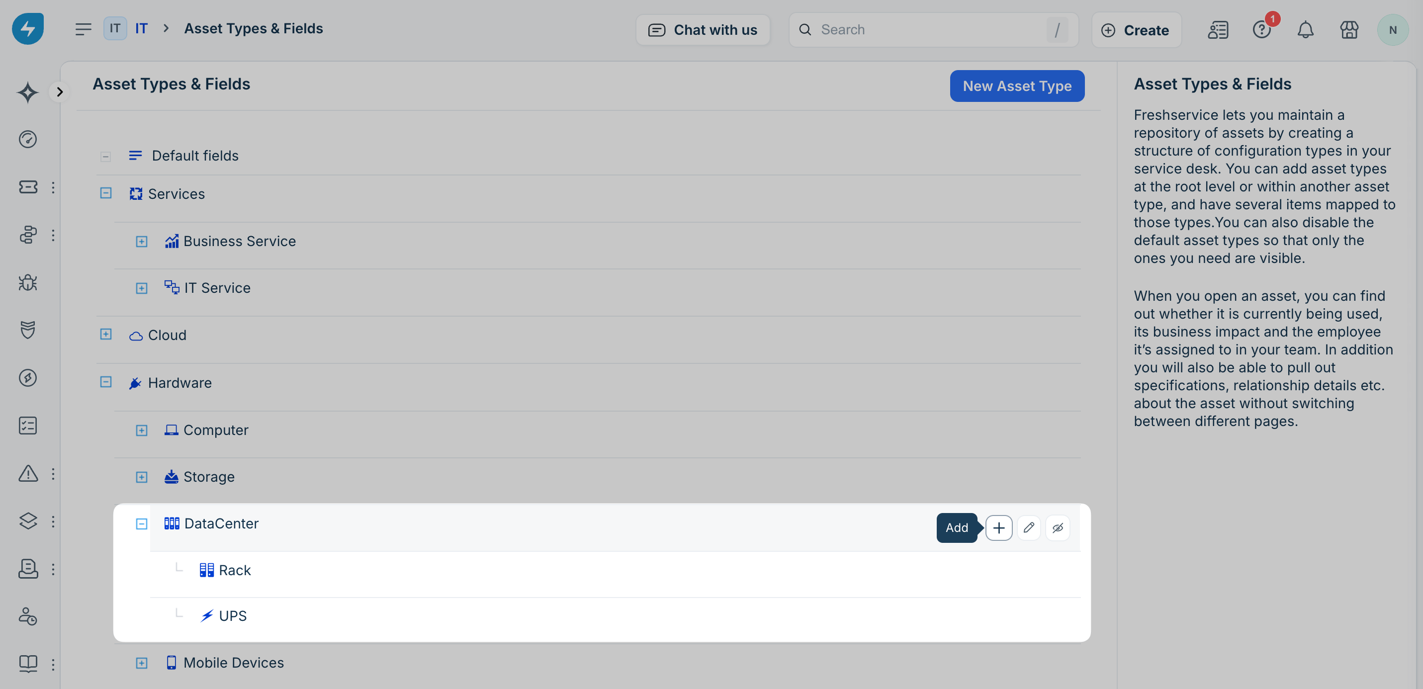 Add new asset types