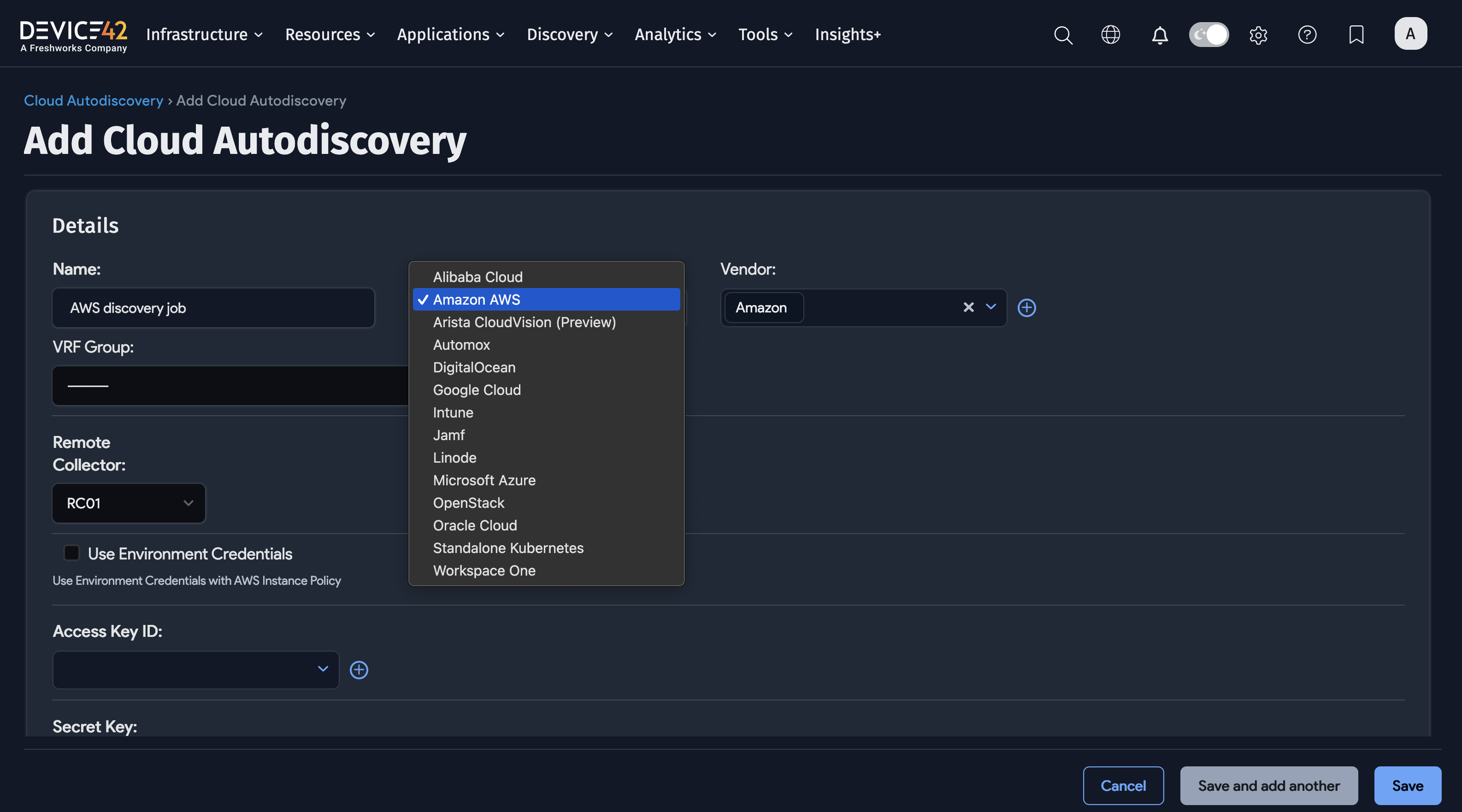 Cloud discovery platforms
