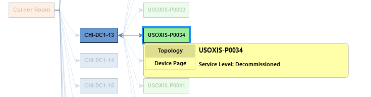 Hover over server for details demonstration