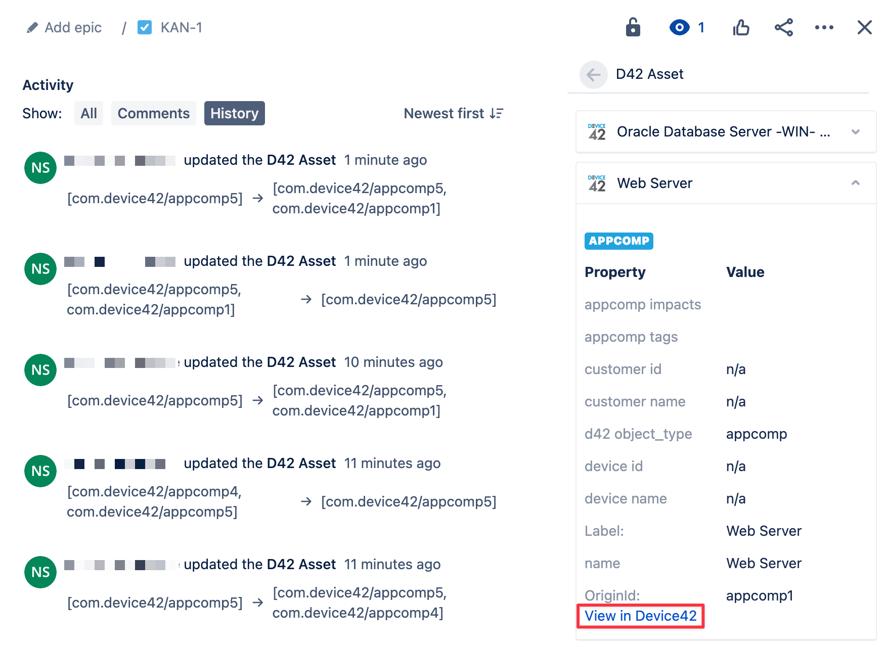 D42 Asset info