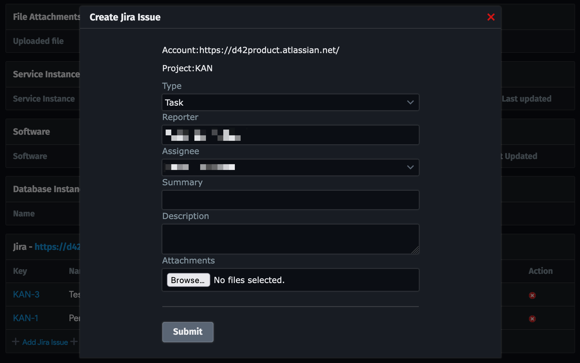 Jira project search