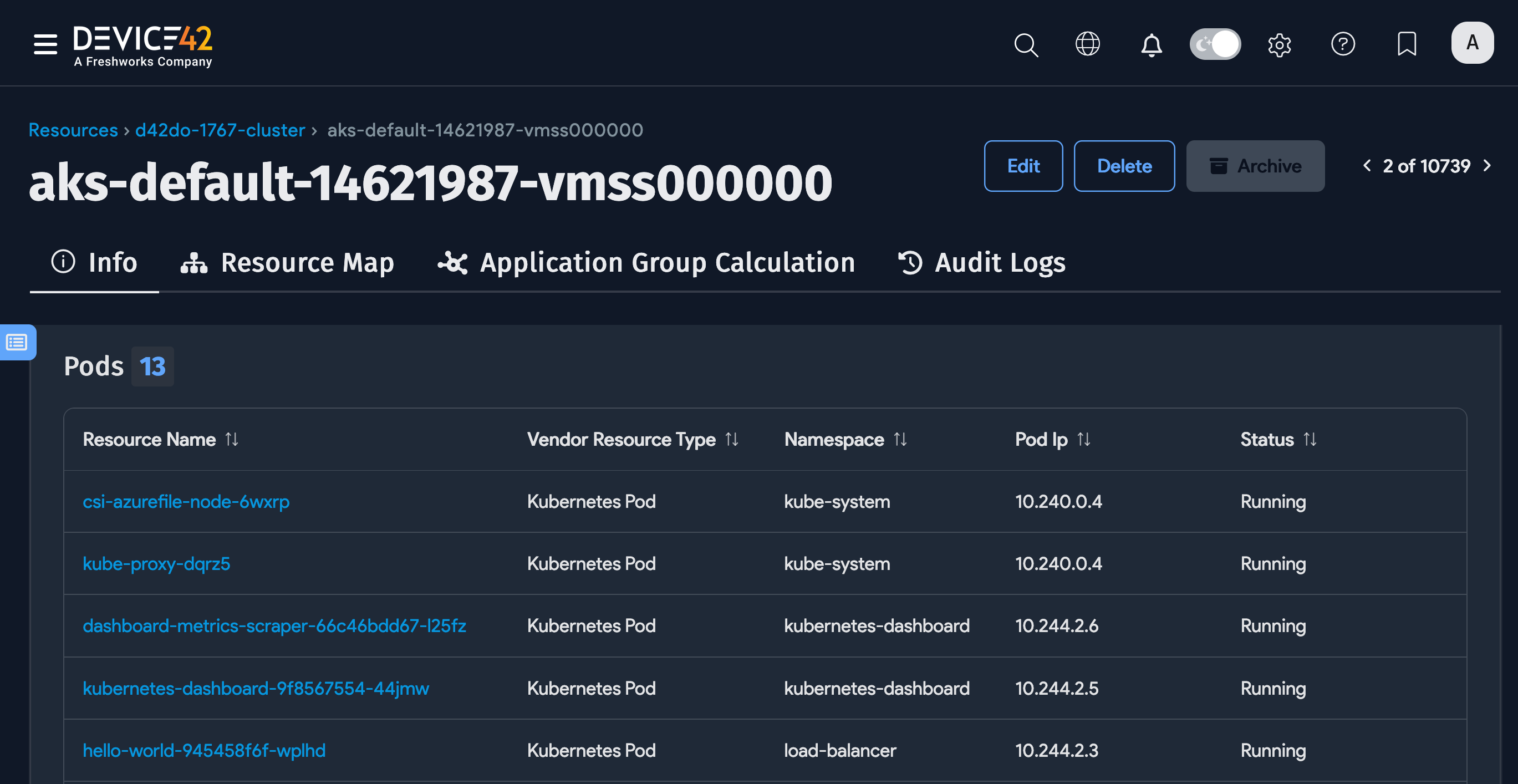 View resource