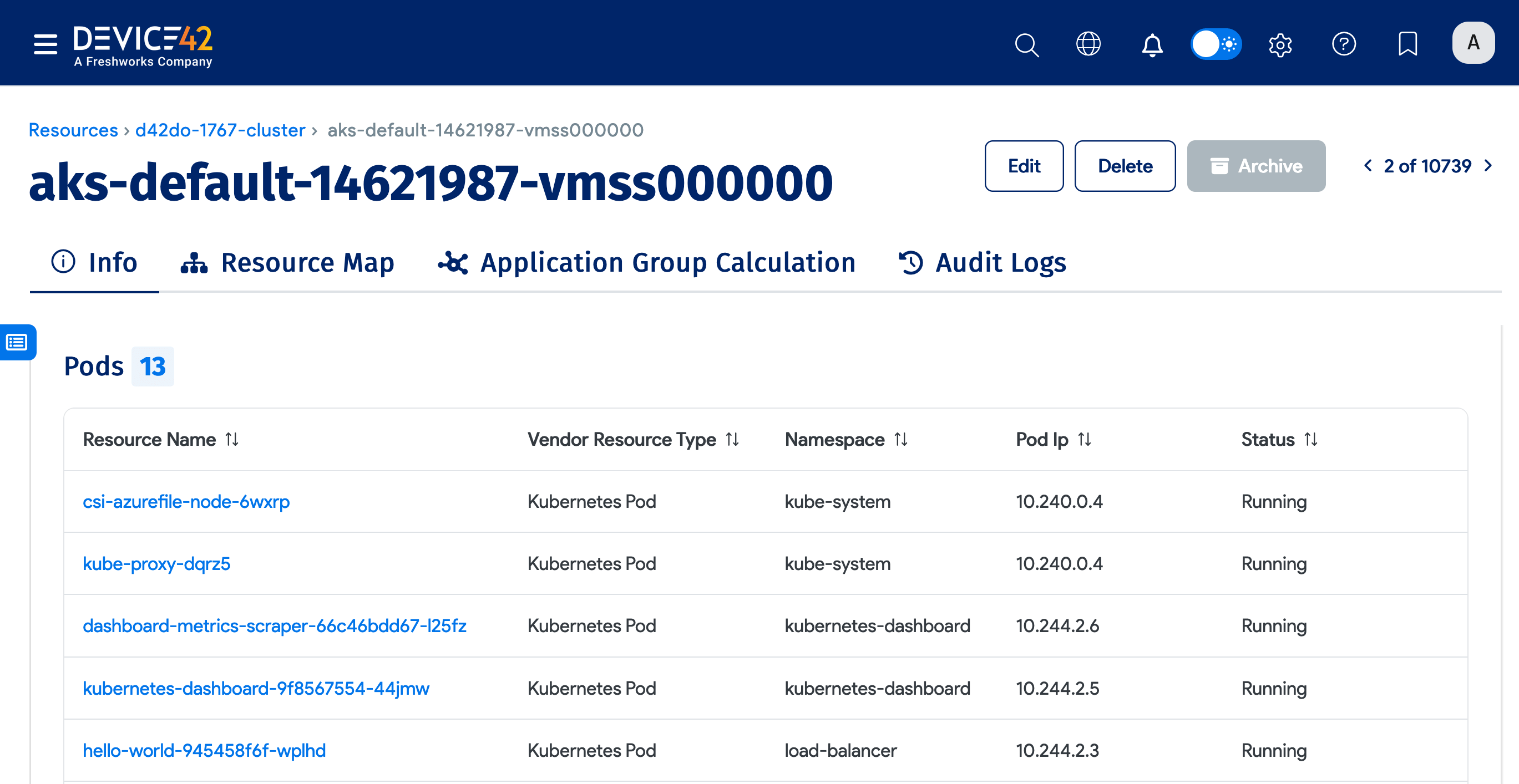 View resource