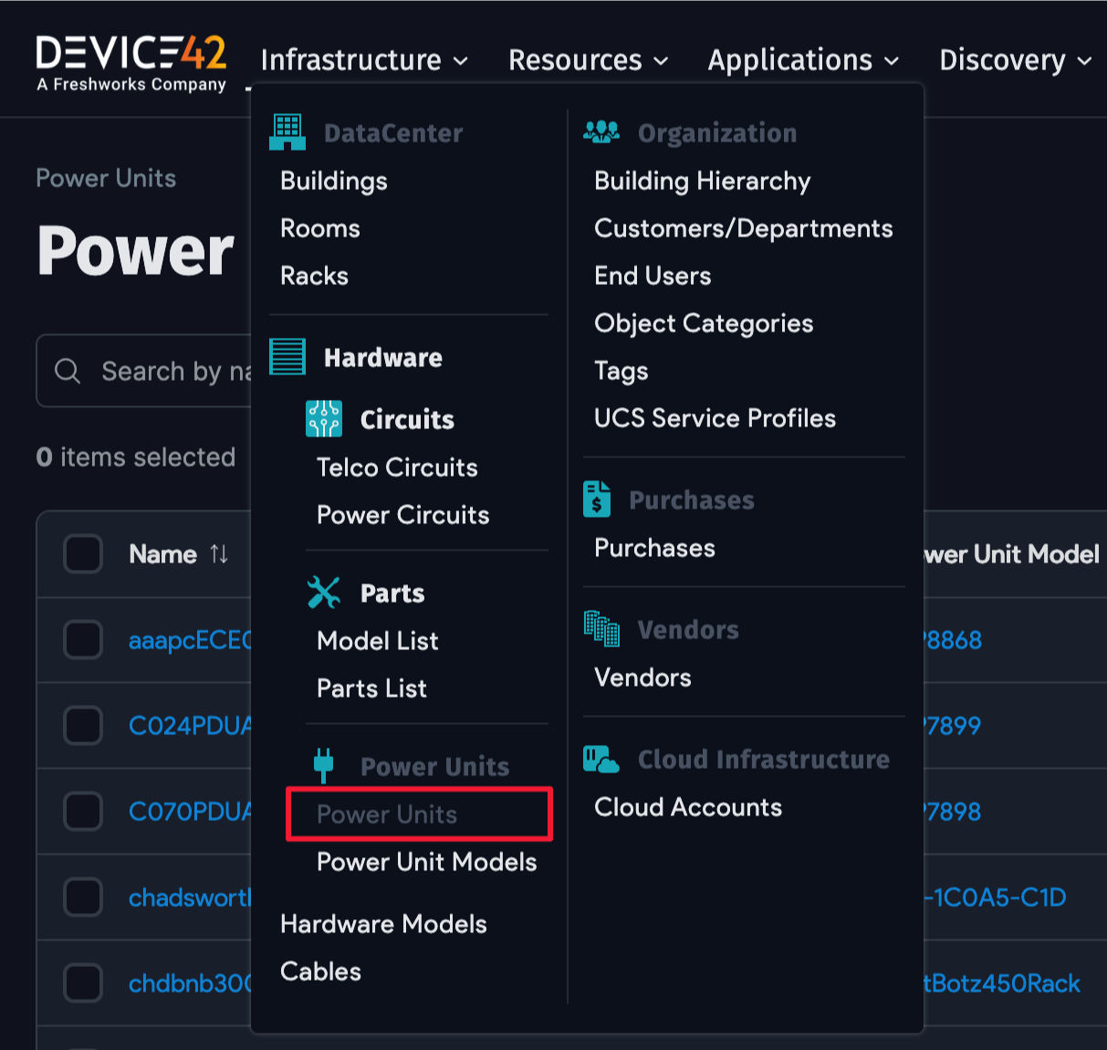 Edit PDU page