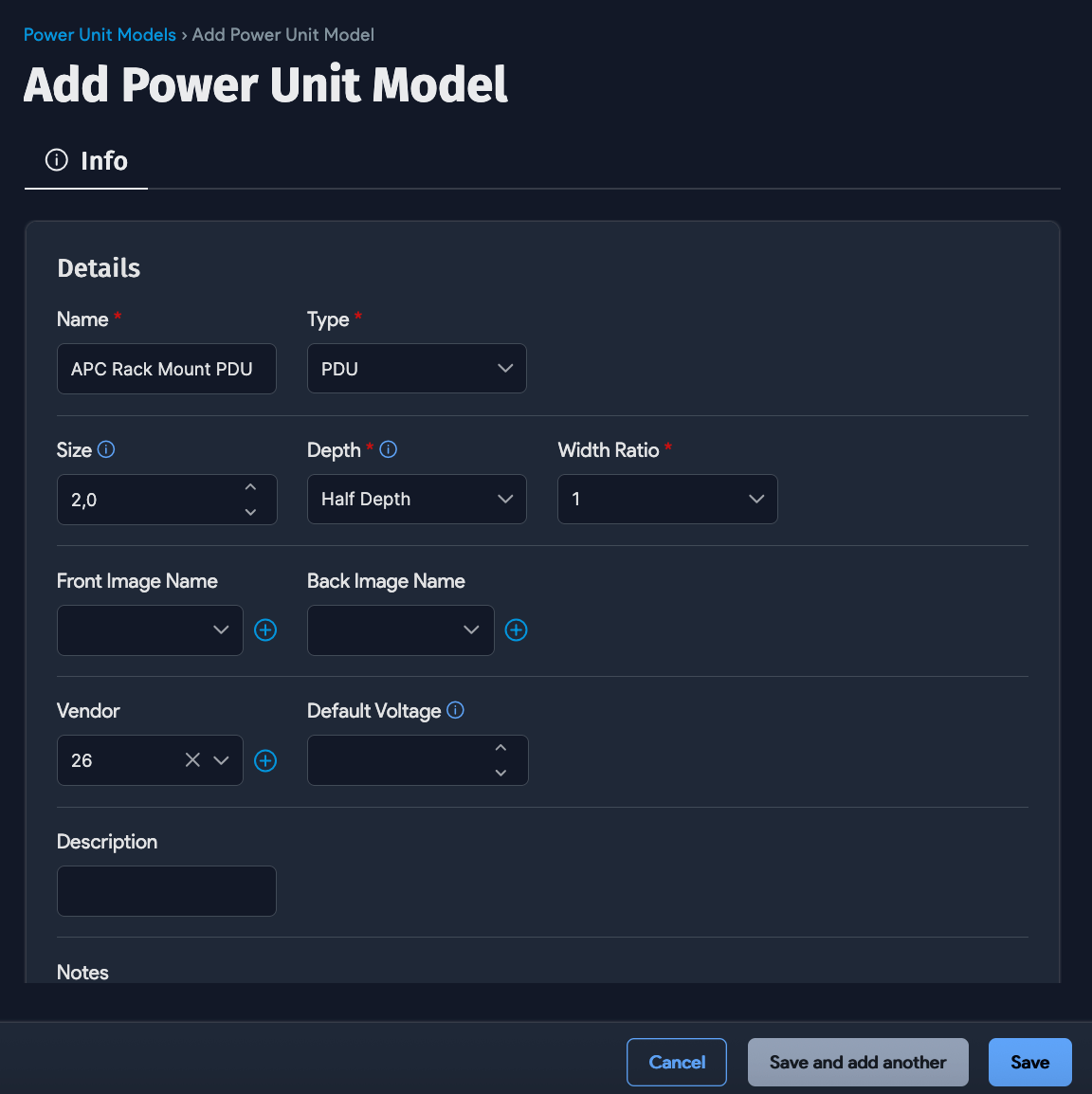 Add a PDU model