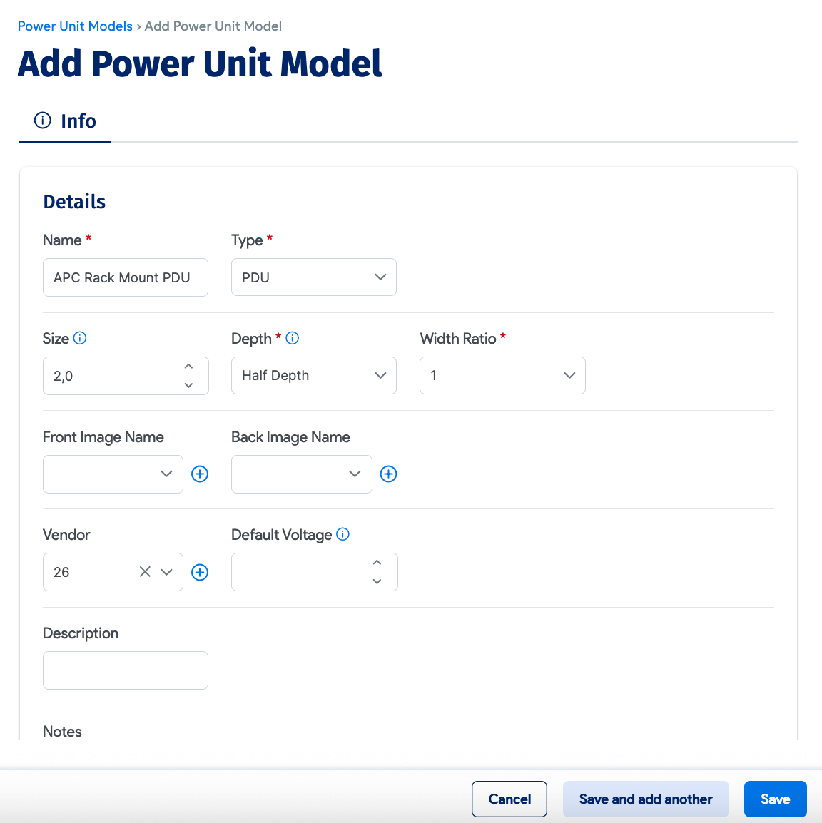 Add a PDU model