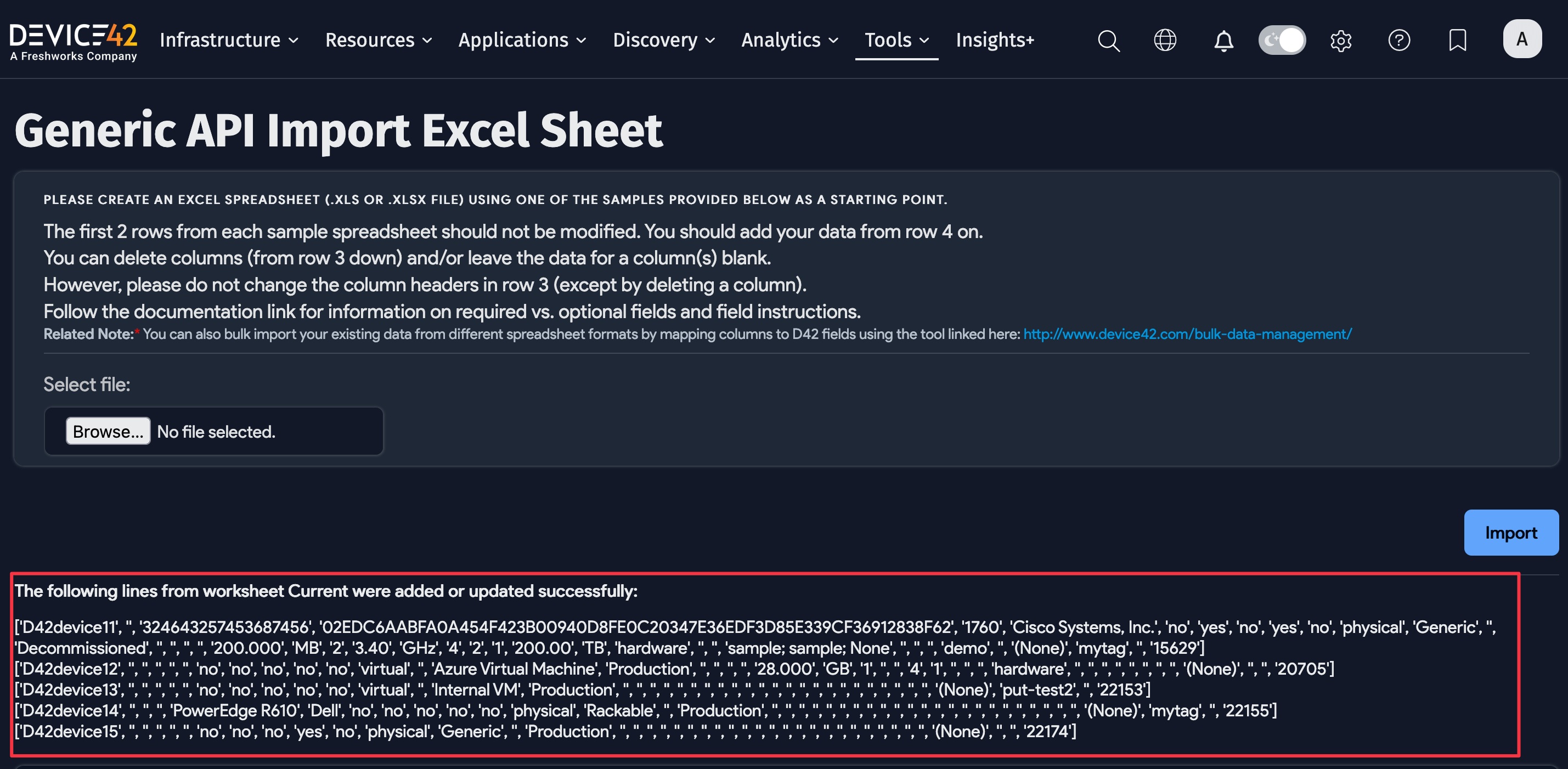 Export type options