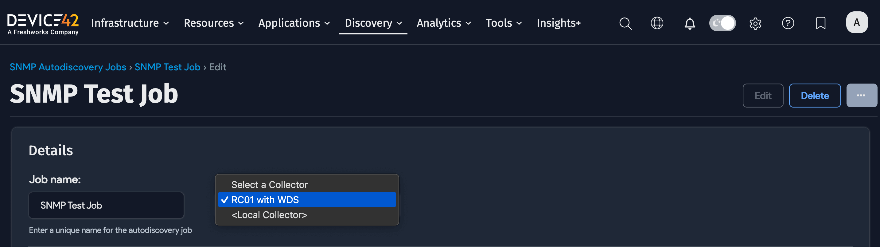 Select RC example