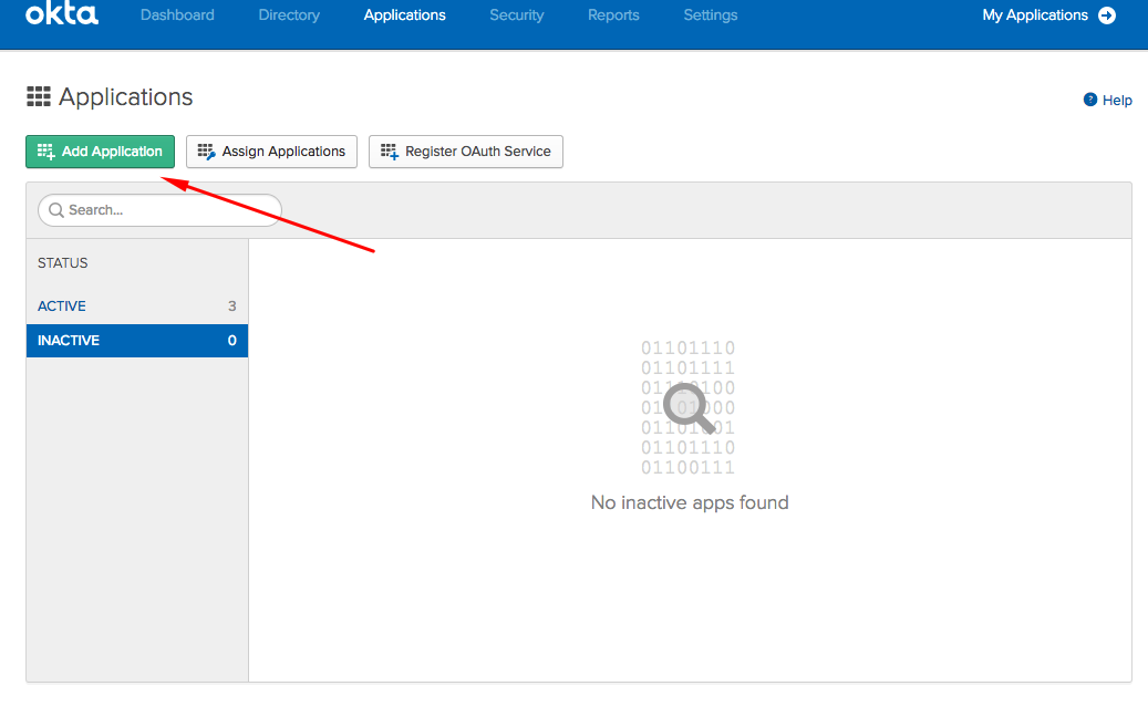 Okta Admin Link