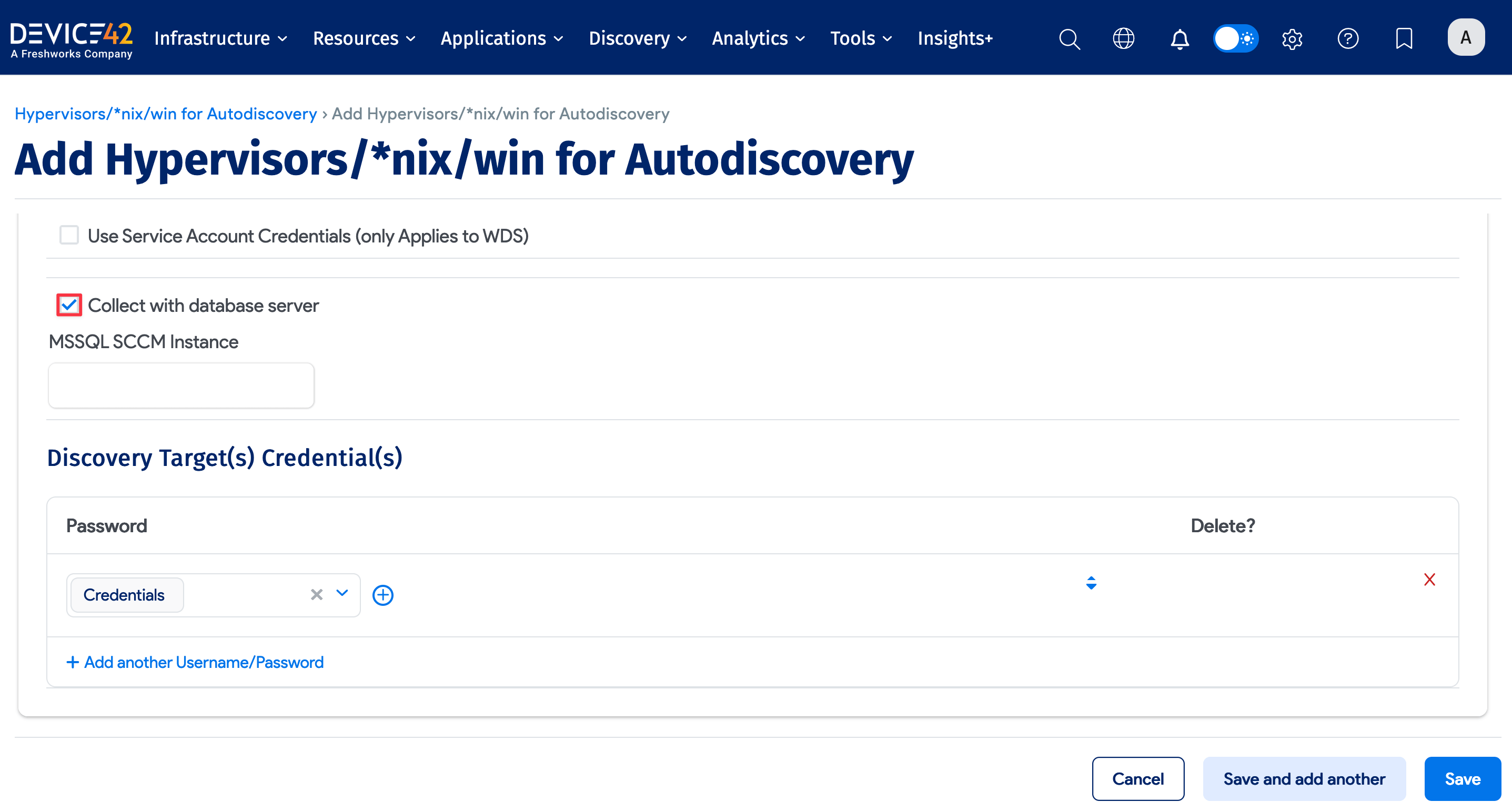 SSCM BD discovery