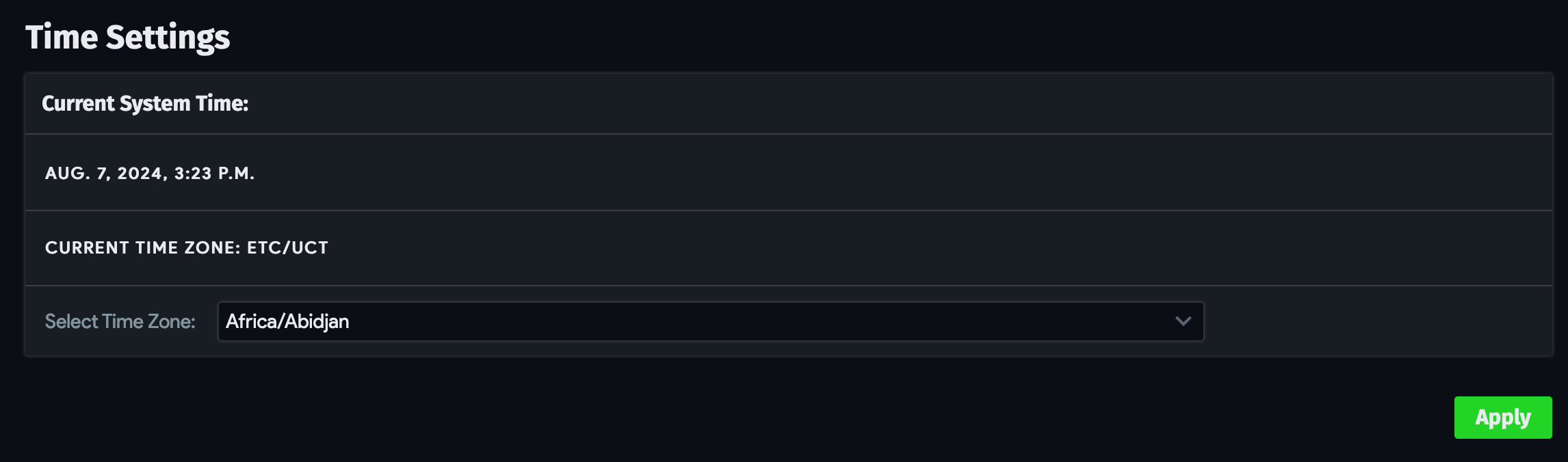 Schedule the backup