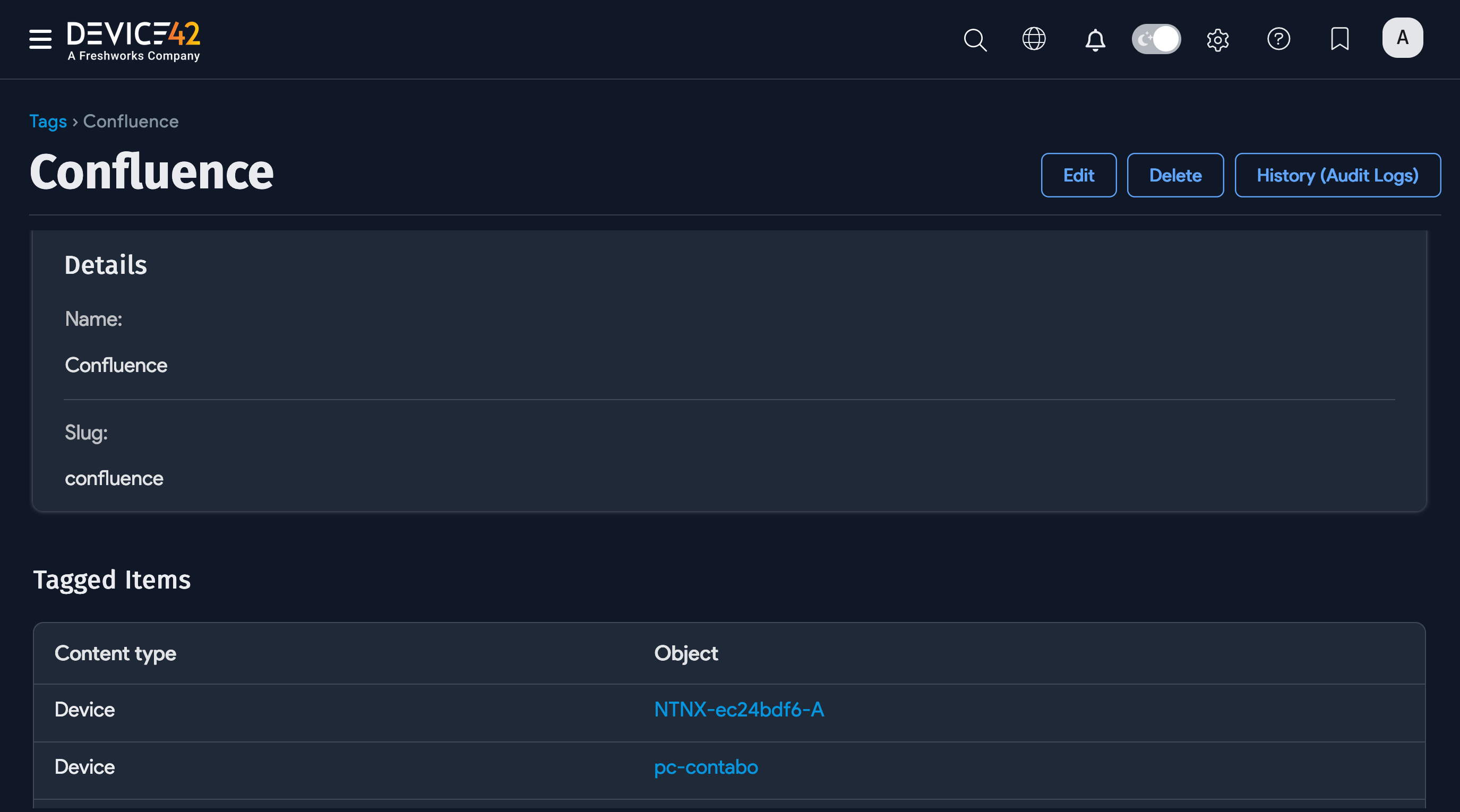Add a new tag