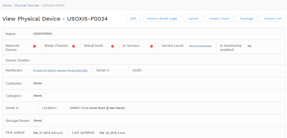 USOXISP0034 Device Details