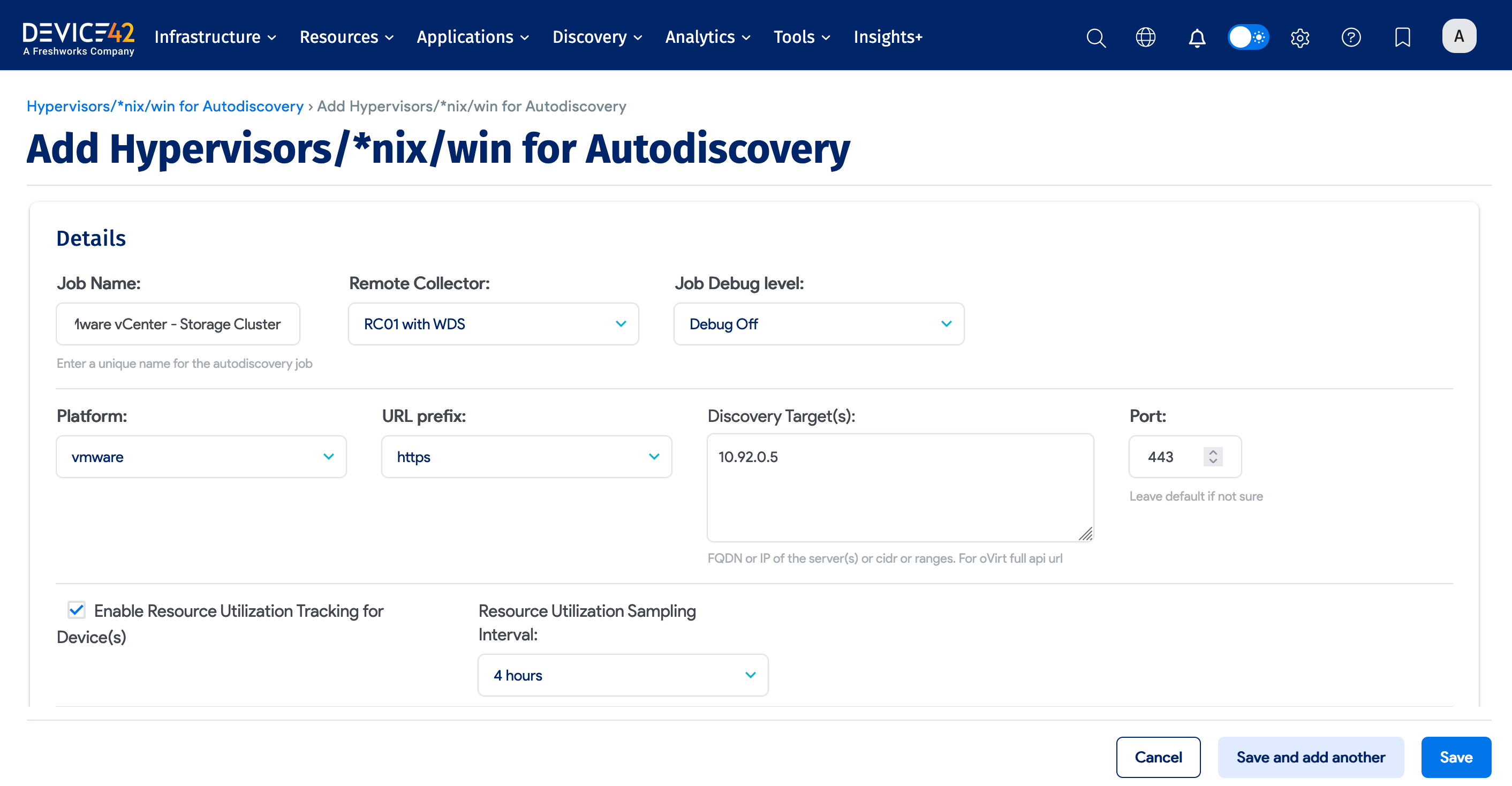 VM Discovery Job